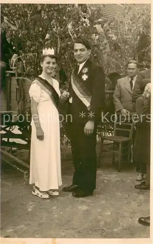 AK / Ansichtskarte Hoechst_Odenwald Praemierung Junges Paar Hoechst_Odenwald