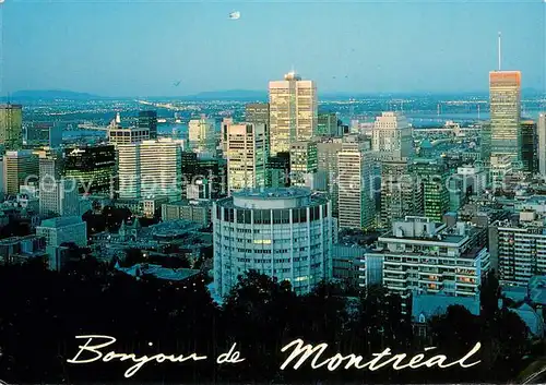 AK / Ansichtskarte Montreal_Quebec Fliegeraufnahme Montreal Quebec