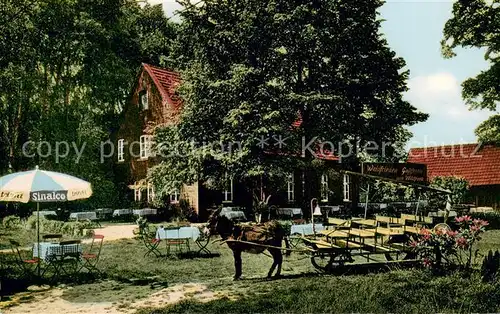 AK / Ansichtskarte Duelmen Gasthaus Waldfrieden am Wildpark Terrasse Duelmen