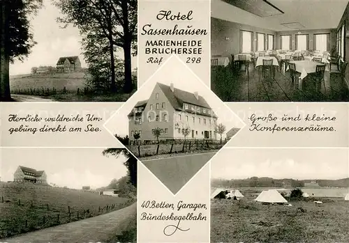 AK / Ansichtskarte Marienheide Hotel Sassenhausen  Marienheide