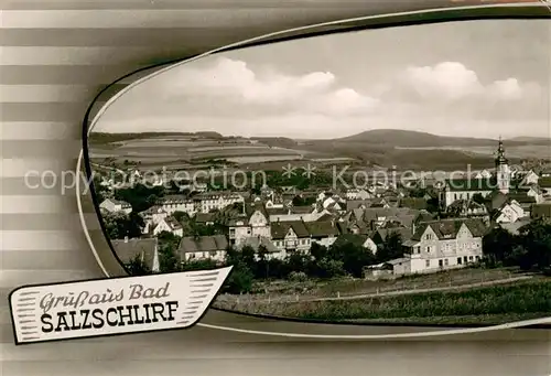 AK / Ansichtskarte Bad_Salzschlirf Teilansicht Bad_Salzschlirf