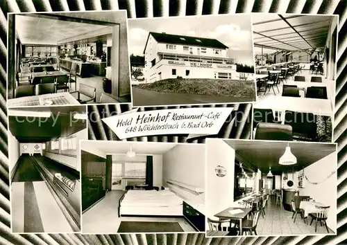 AK / Ansichtskarte Waechtersbach Hotel Heinhof Innen  und Aussenansichten Waechtersbach