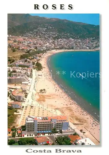 AK / Ansichtskarte Roses_Costa_Brava Fliegeraufnahme Roses_Costa_Brava