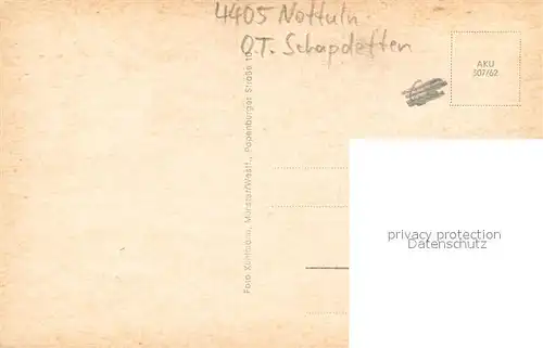 AK / Ansichtskarte Schapdetten Muehlenrad a. d. Stever Longinusturm Baumberge Ehrenmal Kath. Kirche Schapdetten