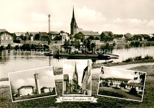 AK / Ansichtskarte Doernigheim Teilansicht mit Faehre Doernigheim