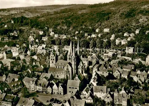 AK / Ansichtskarte Gelnhausen Fliegeraufnahme Teilansicht d. Stadt Gelnhausen