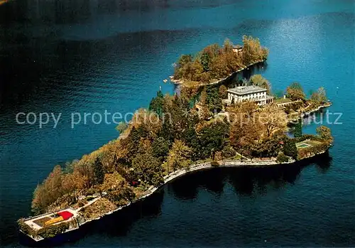 AK / Ansichtskarte Isole_di_Brissago Lago Maggiore Fliegeraufnahme Isole_di_Brissago