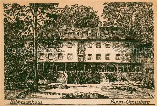 AK / Ansichtskarte Venusberg_Bonn Liebfrauenhaus Aussenansicht Venusberg Bonn