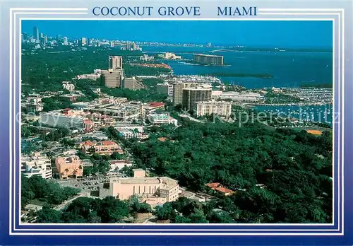AK / Ansichtskarte Coconut_Grove_Florida Fliegeraufnahme Coconut_Grove_Florida