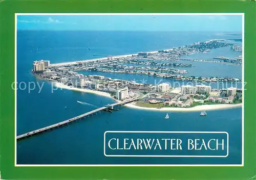 AK / Ansichtskarte Clearwater_Beach Aerial view 