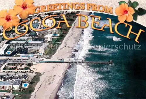 AK / Ansichtskarte Cocoa_Beach Aerial view 