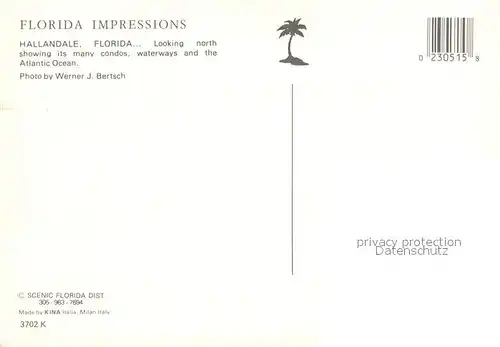 AK / Ansichtskarte Hallandale Aerial view 