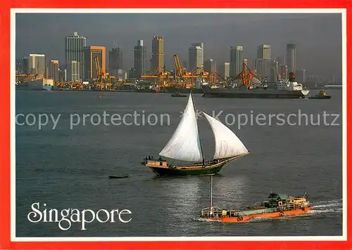 AK / Ansichtskarte Singapore Panorama Singapore
