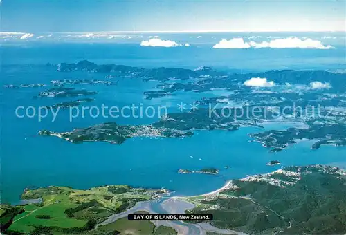 AK / Ansichtskarte New_Zealand Bay of Islands Aerial view New_Zealand