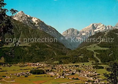 AK / Ansichtskarte Koetschach Mauthen_Kaernten Fliegeraufnahme mit Polinik Cellon und Kellerwand  Koetschach Mauthen Kaernten