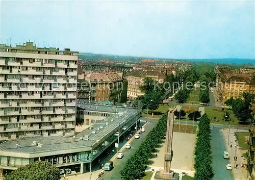 AK / Ansichtskarte Szczecin_Stettin Plac Zolnierza Polskiego Szczecin_Stettin