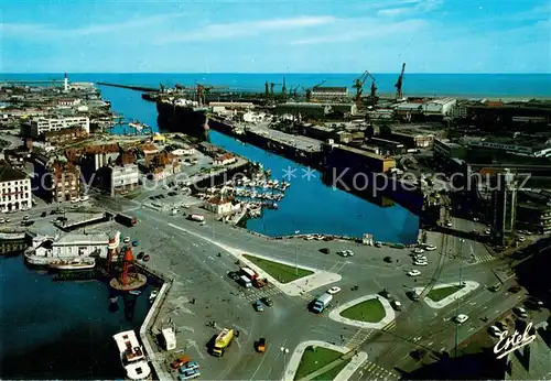 AK / Ansichtskarte Dunkerque_Duenkirchen Vue generale aerienne du port 