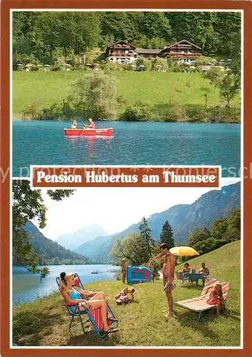 AK / Ansichtskarte Bad_Reichenhall Pension Hubertus am Thumsee Bad_Reichenhall
