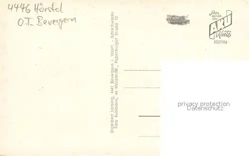 AK / Ansichtskarte Bevergern Teilansicht m. Kirchturm Bevergern