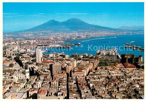 AK / Ansichtskarte Napoli_Neapel Veduta della citta dalla Certosa di San Martino Fliegeraufnahme Napoli Neapel