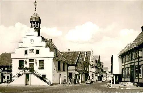 AK / Ansichtskarte Lingen_Ems Rathaus Haus der Dame Theessen Lingen_Ems