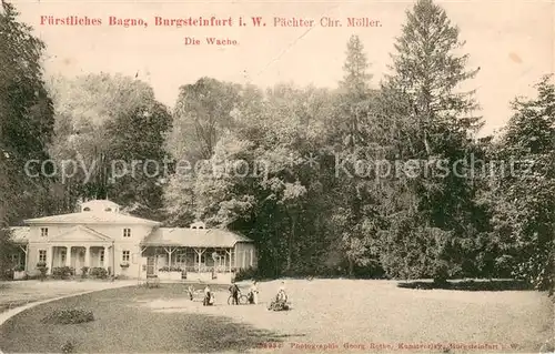 AK / Ansichtskarte Burgsteinfurt Fuerstl. Bagno Die Wache Burgsteinfurt