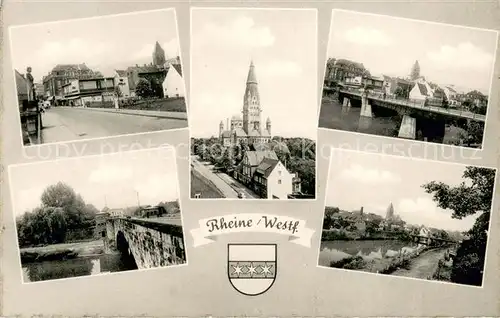 AK / Ansichtskarte Rheine Teilansichten Rheine