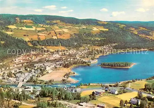 AK / Ansichtskarte Fagernes Valdres Valley Fliegeraufnahme Fagernes