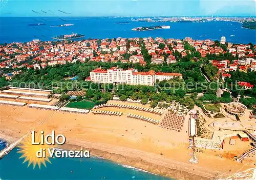 AK / Ansichtskarte Lido_di_Venezia Fliegeraufnahme Lido_di_Venezia