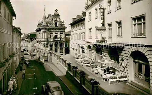 AK / Ansichtskarte Bad_Schwalbach Brunnenstrasse mit Hotel Berliner Hof Bad_Schwalbach