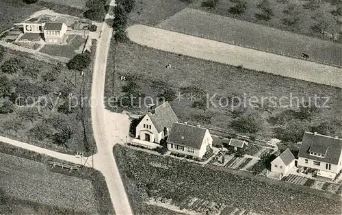 AK / Ansichtskarte Schoeppingen Fliegeraufnahme Ev. Kirche U. Jugendheim Schoeppingen