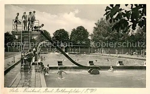 AK / Ansichtskarte Bad_Rothenfelde Sole Freibad  Bad_Rothenfelde