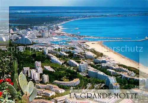 AK / Ansichtskarte La_Grande Motte Le Languedoc Vue aerienne La_Grande Motte