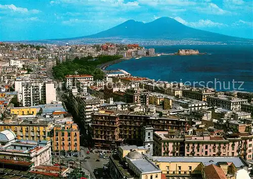 AK / Ansichtskarte Napoli_Neapel Stadtansicht Fliegeraufnahme Napoli Neapel