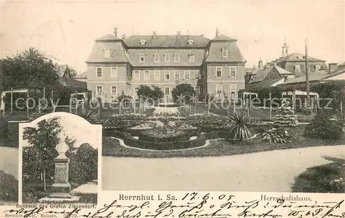 AK / Ansichtskarte Herrnhut Herrschaftshaus Herrnhut