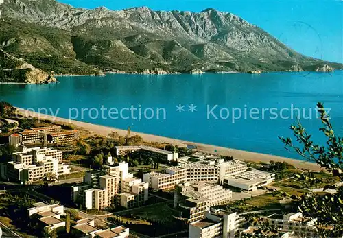 AK / Ansichtskarte Budva_Montenegro Becici Fliegeraufnahme 