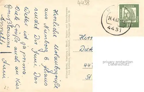 AK / Ansichtskarte Nienborg Historischer Torbogen und Kirchenansicht Nienborg