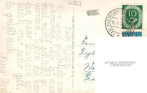 AK / Ansichtskarte Bad_Rothenfelde Kinderheim Phoenix Aussenansicht Bad_Rothenfelde