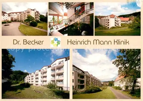 AK / Ansichtskarte Bad_Liebenstein Heinrich Mann Klinik Dr Becker Teilansichten Bad_Liebenstein