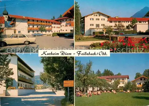 AK / Ansichtskarte Feilnbach Kurheim Diem Teilansichten Liegewiese Feilnbach