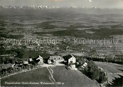 AK / Ansichtskarte Oberdorf_SO Berghotel Kurhaus Weissenstein Alpenpanorama Oberdorf SO