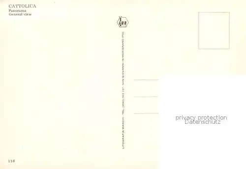 AK / Ansichtskarte Cattolica_Rimini Panorama 