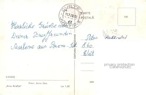 AK / Ansichtskarte Lugoj Stadtansicht Lugoj