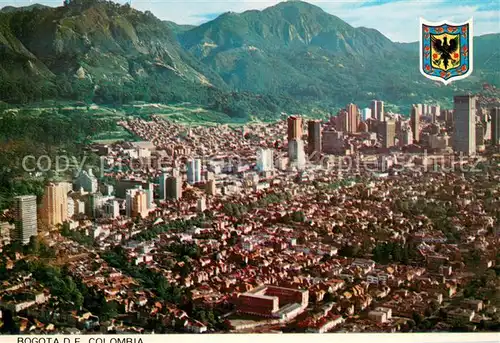 AK / Ansichtskarte Bogota_Colombia Panoramica aerea de la ciudad capital del pais Bogota Colombia