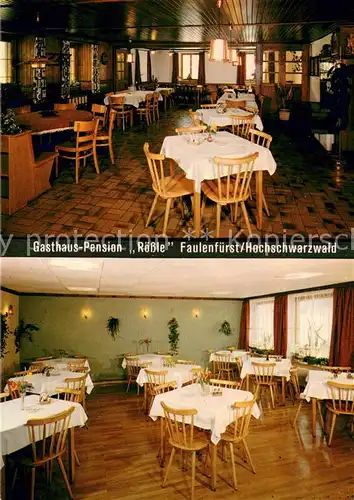 AK / Ansichtskarte Faulenfuerst Gasthaus Pension Roessle Gastraeume Faulenfuerst