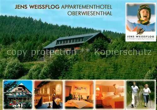 AK / Ansichtskarte Oberwiesenthal_Erzgebirge Jens Weissflog Appartementhotel Gastraeume Zimmer Nordic Walking Oberwiesenthal Erzgebirge