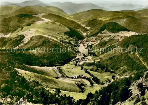 AK / Ansichtskarte Belchen_Baden Panorama Blick ins kleine Wiesental Belchenhoefe Neuenweg Schwarzwald Belchen_Baden