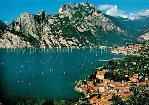 AK / Ansichtskarte Torbole_Lago_di_Garda Fliegeraufnahme Torbole_Lago_di_Garda
