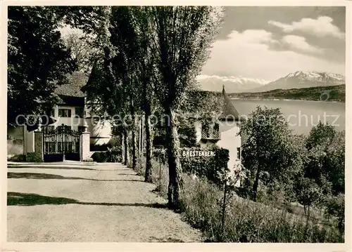 AK / Ansichtskarte Seengen_AG Schloss Brestenberg am Hallwilersee Alpen Seengen_AG