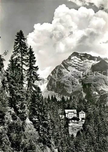 AK / Ansichtskarte Maderanertal Kurhaus SAC mit Duessistock Glarner Alpen Maderanertal